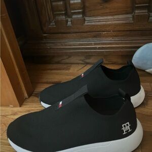 Tommy Hilfiger Black and White Sneakers
